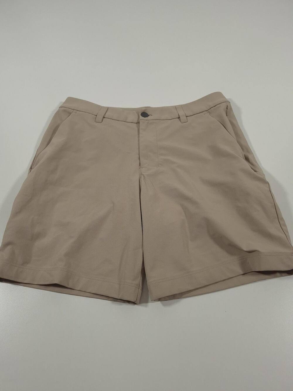 Lululemon ABC Classic-Fit Short 7" Warpstreme Shorts 30 Tan
